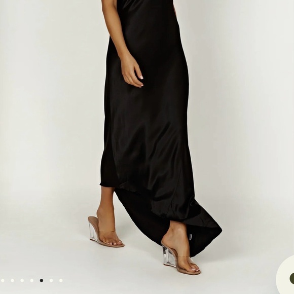 Meshki Black Yvette Slip Dress - Picture 2 of 6